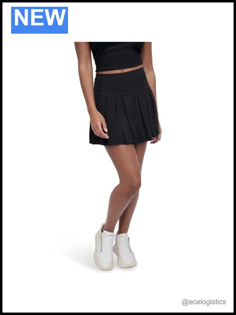 Women's High Waisted Compression Pleated Tennis Skort Active Skirt